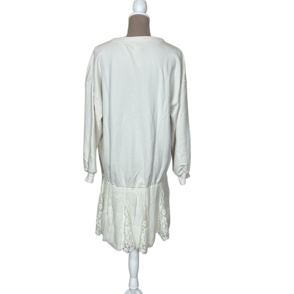 Anthropologie Pilcro Sweatshirt Twofer Mini Dress Medium NWT (N-1) - Picture 5 of 13